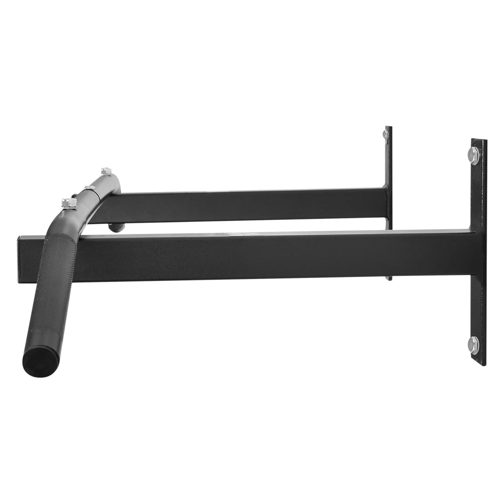 Professional Wall-Mounted Pull-Up Bar with Steel Frame, 113 x 41 x 20cm, Black