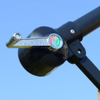 Ø2.7x2.7m Garden Umbrella with Adjustable Canopy, Light Brown