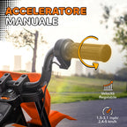 Electric Motorcycle for Kids with Removable Training Wheels, Suspension, Sounds and Charge Indicator, Orange