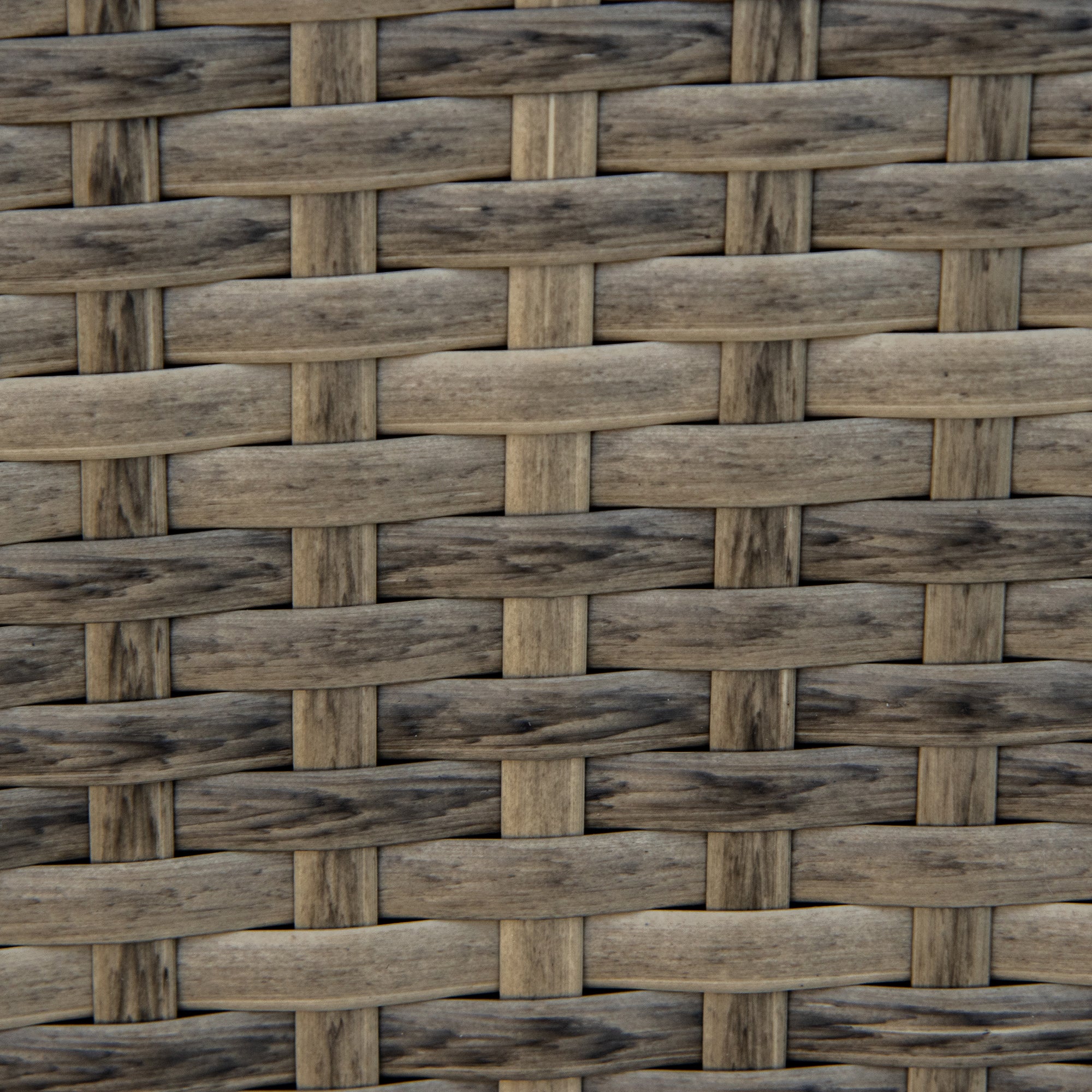Outsunny Garden Chair Adironrack with armrests, in Rattan and Steel, 65x86x90 cm, brown and blue - Borgè