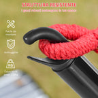 Outsunny Universal Outdoor Metal Hammock Frame, 300x90x100cm, Black