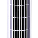 45W 3-Speed ??Oscillating Tower Fan, ABS Plastic Column Fan, 27x27x75cm, White - Borgè