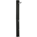 Outsunny 40L Solar Garden Shower with 60°C Temperature, Rotating Shower Head and Foot Tap, Black