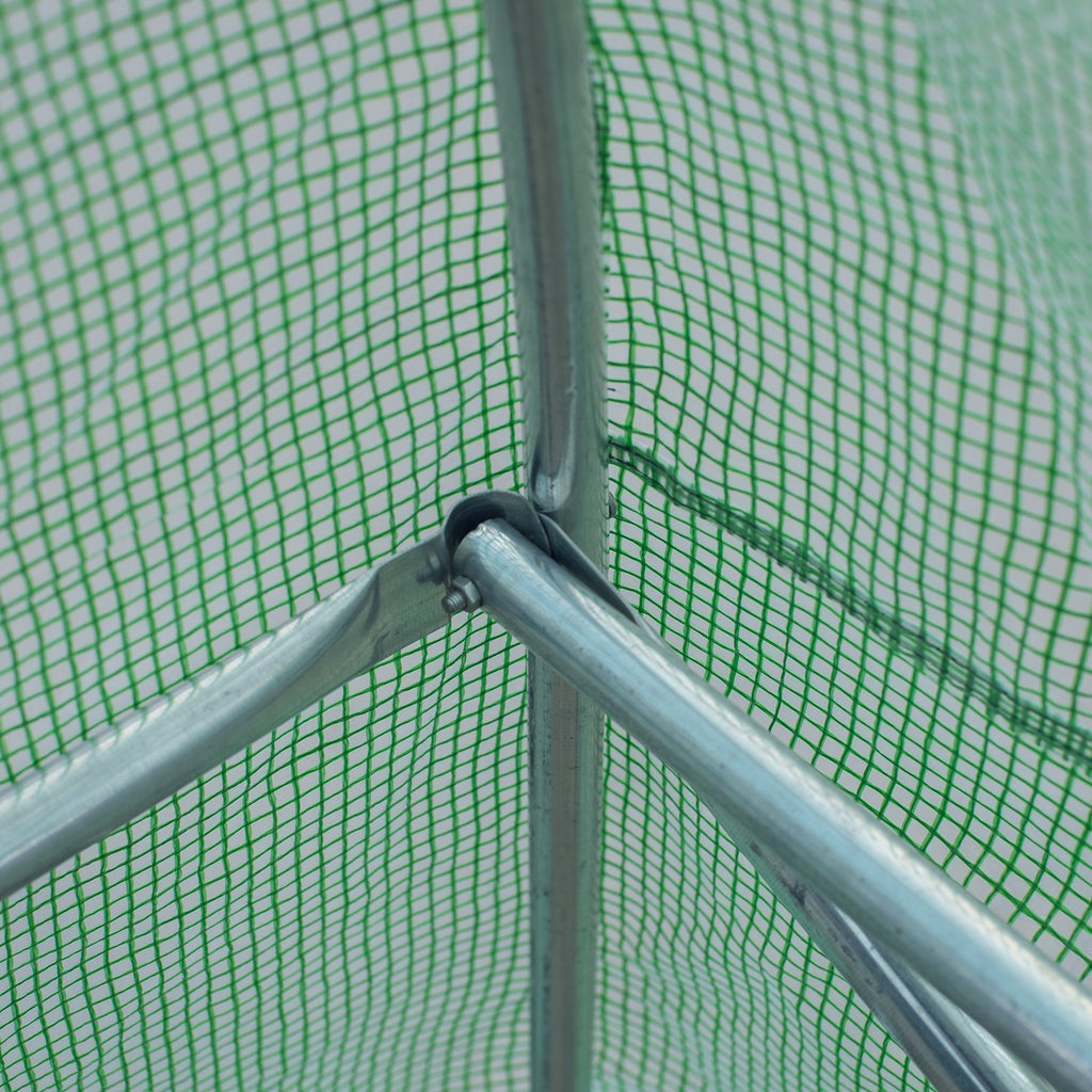 Outsunny Greenhouse Steel Pipe Garden Greenhouse, 8×3×2m - Borgè