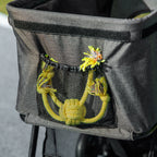 PawHut 3 in 1 Dog Stroller Convertible into Bag and Carrier with Leash and Cushion, Gray - Borgè