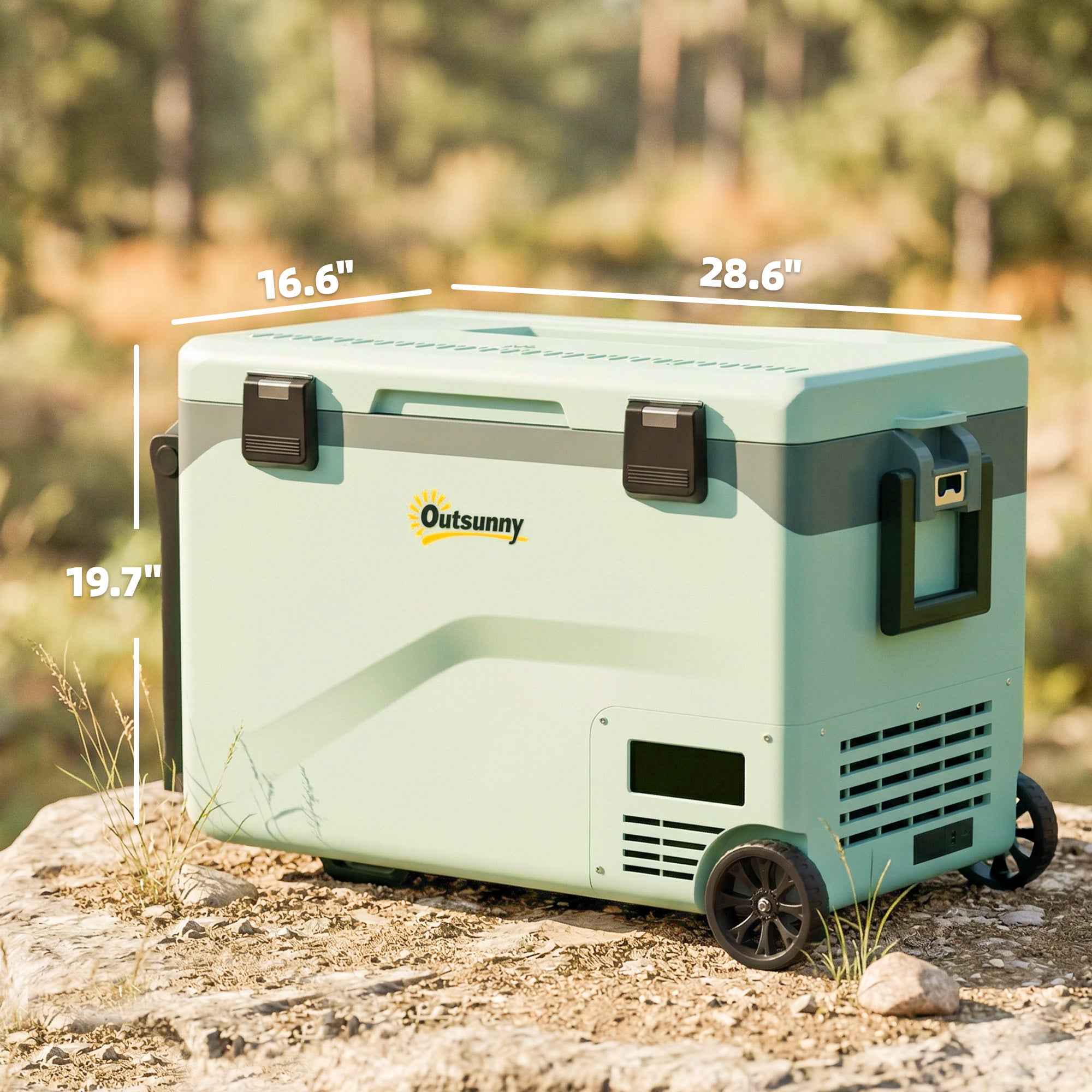 Outsunny 42.5L Portable Compressor Refrigerator with App Control, -20? to 20?