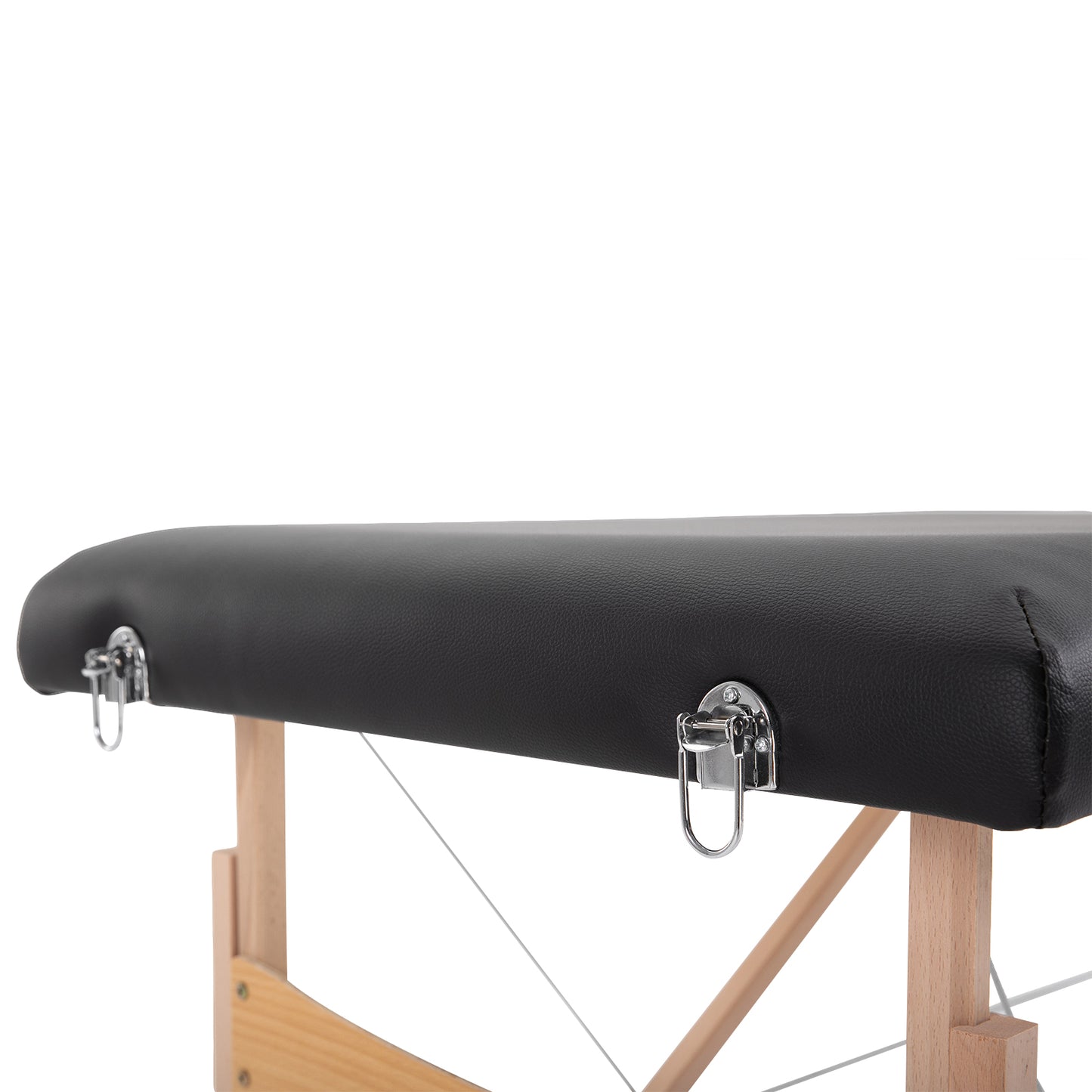 Portable and Adjustable Massage Table with Removable Cushion and Bag, 186x60x58-81 cm, Black