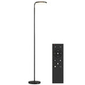 LED Floor Lamp with 350° Swivel Head and Magnetic Remote Control, Continuously Dimmable 3000K-6500K, Black
