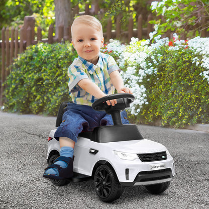 Land Rover Licensed 6V Children's Car, Electric and Push Operation, Speed 3km/h, White