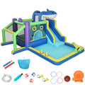 AIYAPLAY Inflatable Shark Theme Slide Pool/Ball Pool for Outdoor Fun for Kids