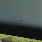 Outsunny Garden Gazebo 2.7x2.7 m with Pegs and Ropes, Steel Frame and PE Coating, Dark Green