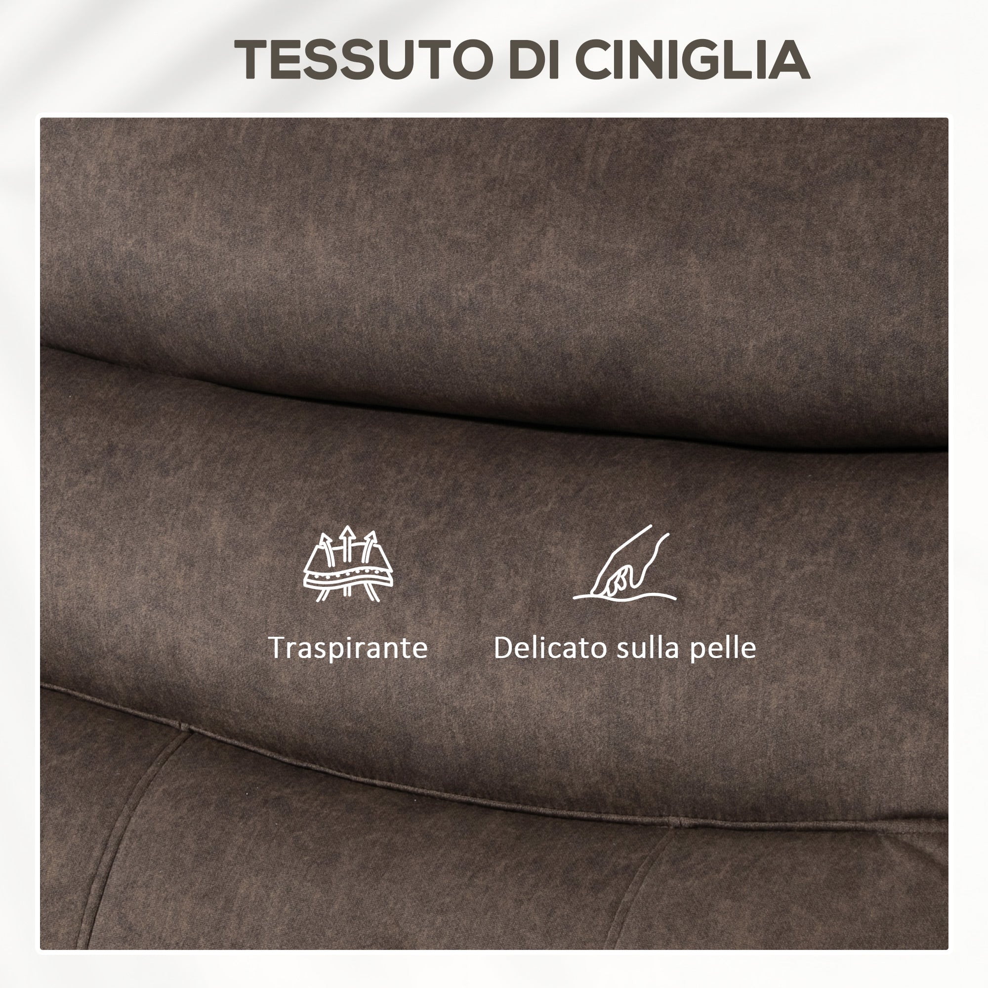 Lift Reclining Massage Chair with Heat and Dual Motors, Dark Brown