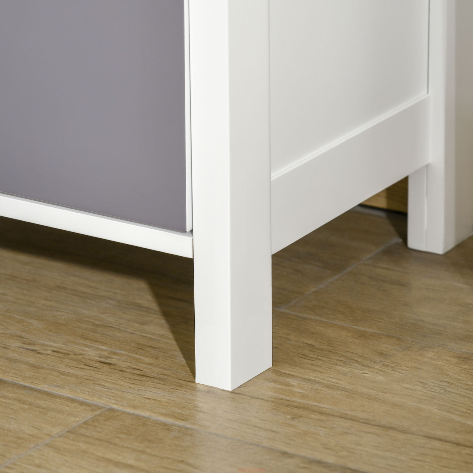 Chest of Drawers with 5 Colourful Drawers, Tall and Space-Saving Dresser, Multi-Coloured Blue