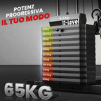 HOMCOM Power Tower Fitness Station Weights 65kg, 135x103x210cm, Black Red