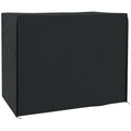 Outsunny 3-Seater Garden Swing Cover, Waterproof and UV-Proof, 220x125x172 cm, Black