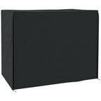 Outsunny 3-Seater Garden Swing Cover, Waterproof and UV-Proof, 220x125x172 cm, Black