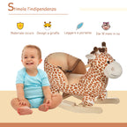 Wooden Giraffe Rocking Horse for Children 60x33x45cm