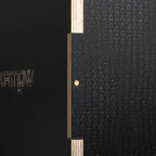 3-Height Plyometric Jump Box in Non-Slip Wood, 41-36-31cm, Black