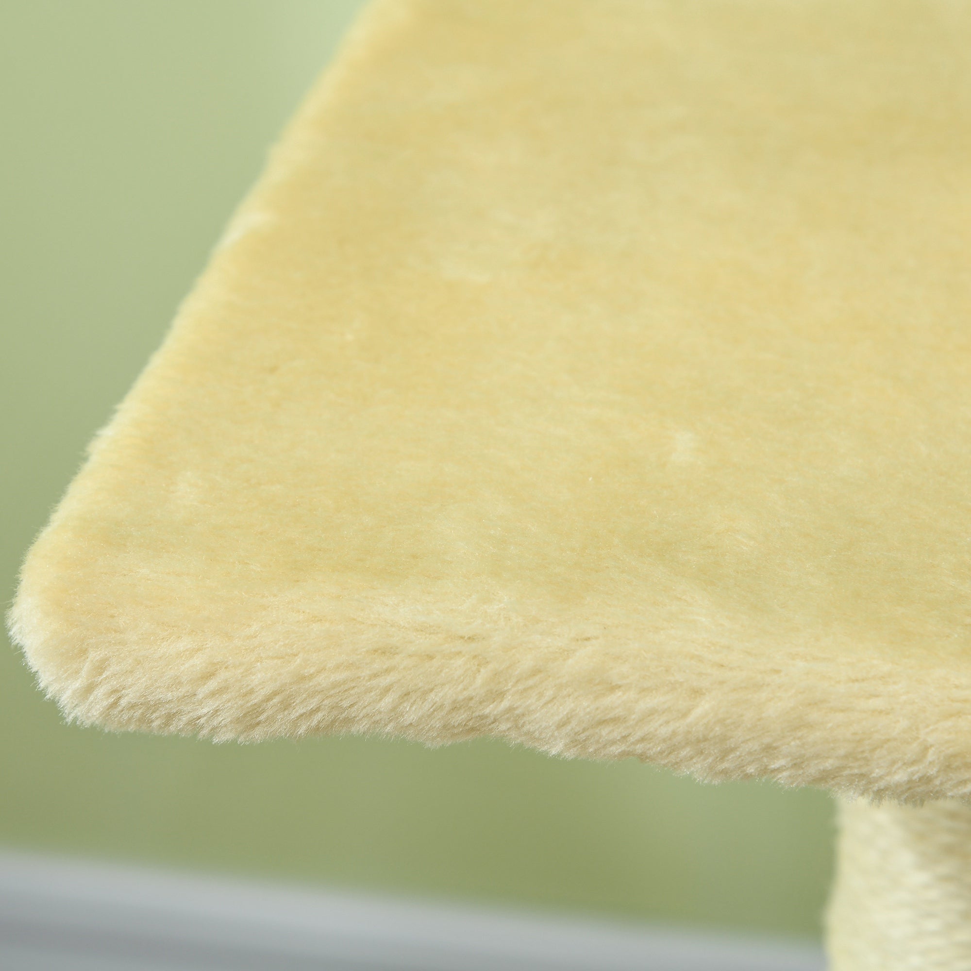 3-Tier Cat Tree with Scratching Post, Plush and Sisal, 40x35x72 cm, Cream