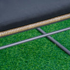 Boho Style PE Rattan Garden Furniture Set with 2 Armchairs, Sofa and Coffee Table - Borge' Group Limited