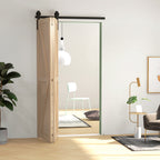 Black Carbon Steel Folding Sliding Door Kit 122x0.5x4cm