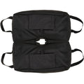 Base for Umbrella Bag Fillable with 50 kg of Sand, in Plastic and Oxford Fabric, 50x25x18 cm, Black