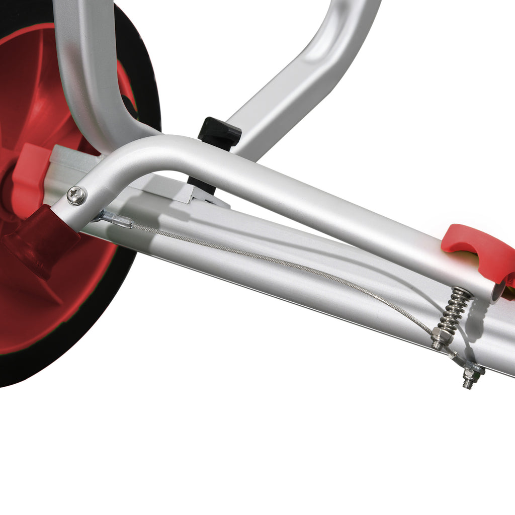 SPORTNOW Trolley for Kayaks and SUPs with Adjustable Width in Aluminium, Wheels Ø25 cm, Max 100 kg, Black