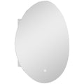 LED Bathroom Cabinet, Anti-Fog, 3-Color Dimmable Lighting, White, Wall Mounted