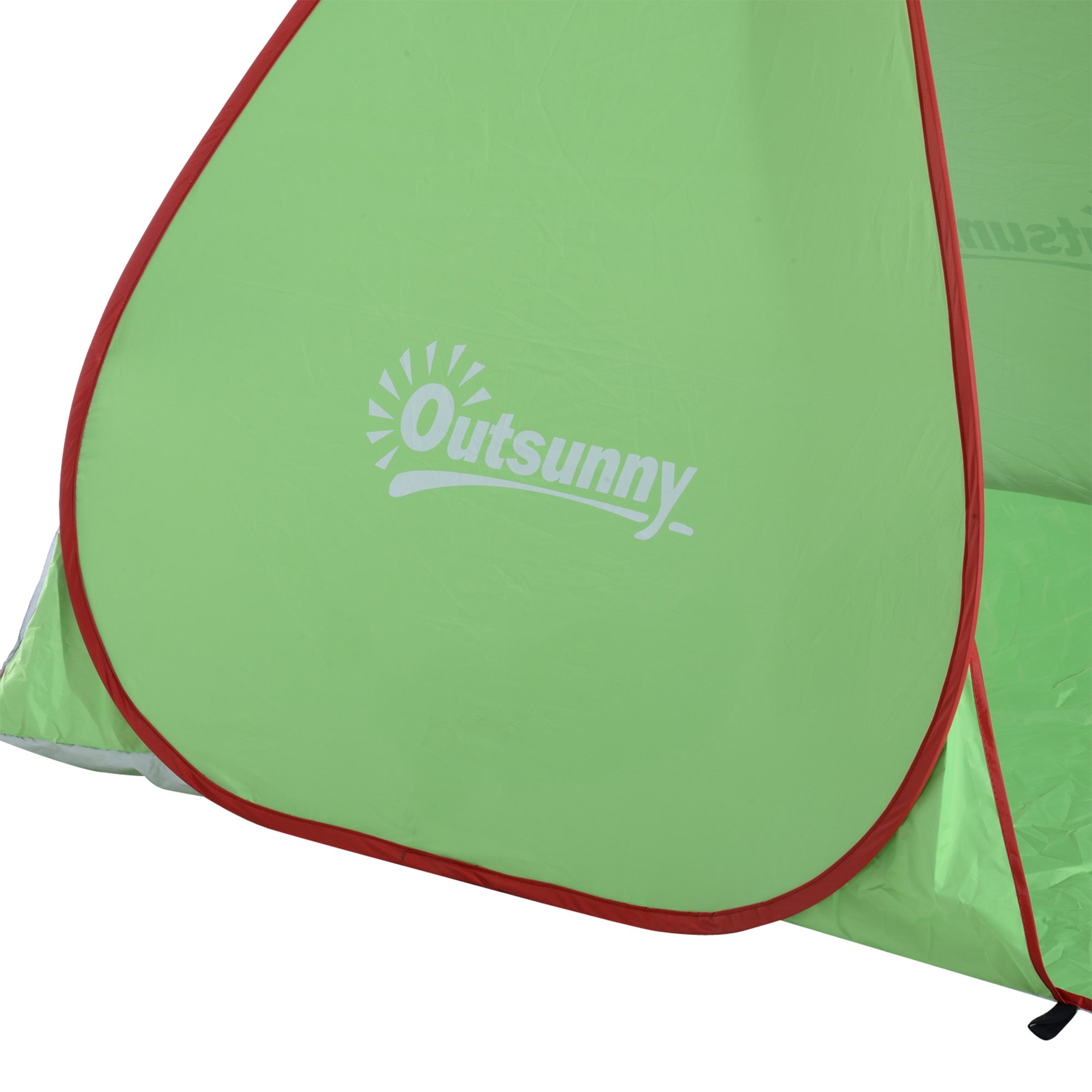 Pop Up Beach Tent with UV 30+ Protection and Transport Bag, 200x150x119 cm, Green