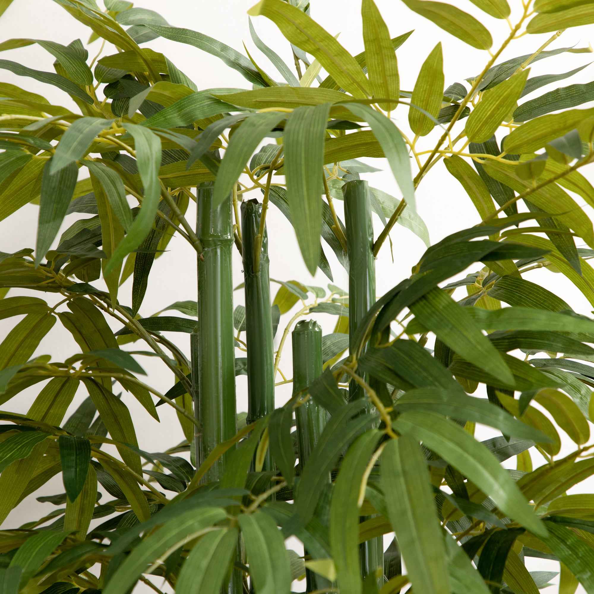 HOMCOM Artificial Bamboo Plant, 180cm Realistic Fake Plant with Decorative Pot for Living Room and Bedroom, Green