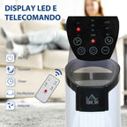 HOMCOM Tower Fan with 5m Remote Control, 70° Oscillation, 3 Functions and 3 Speeds, Black