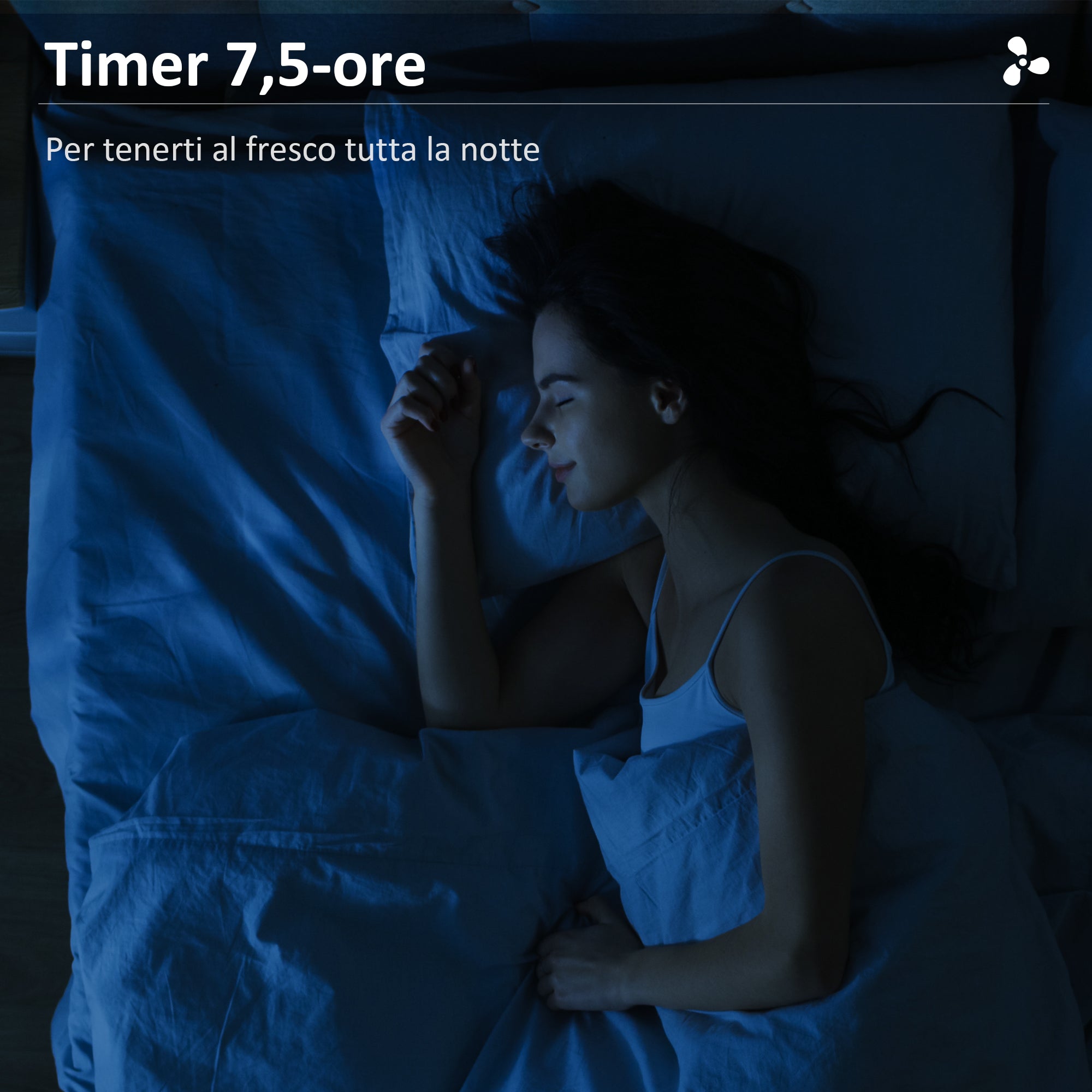 3L Misting Fan with 3 Modes and 3 Speeds, Made of Plastic and Metal, 50x40x125 cm, White and Black