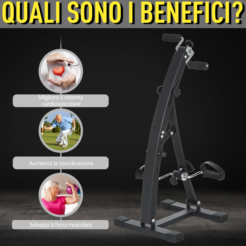 Sofa or Armchair Foot Pedal with LED Screen, Adjustable Height and Intensity, Black, 40x42.5x100cm