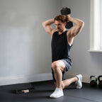 Adjustable Weight Kit 7/13/18/24 kg with Dumbbell Rack and Non-Slip Handle, 37x18x18 cm, Black