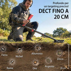 Outsunny Metal Detector for Adults, 4 Modes, IP68 Waterproof Coil, LCD Display