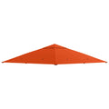 Outsunny 3x3m Orange Replacement Roof for Garden Gazebo in Polyester with Ventilation Holes