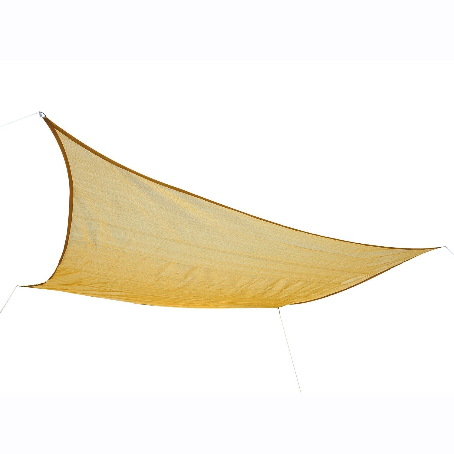 Outsunny Rectangular HDPE Sun Shade Awning, Sand, 3x4m