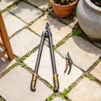Outsunny 2-Piece Gardening Set with Loppers and Shears, with Soft Grip and Safety Lock