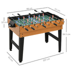 Multigame 4 in 1 Table with Table Football, Billiards, Ping Pong and Table Hockey, 107x61x84.5cm - Borgè