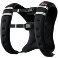 8kg Breathable Weighted Vest with Storage Pocket and Shoulder Straps, Oxford Fabric, 40x35cm, Black