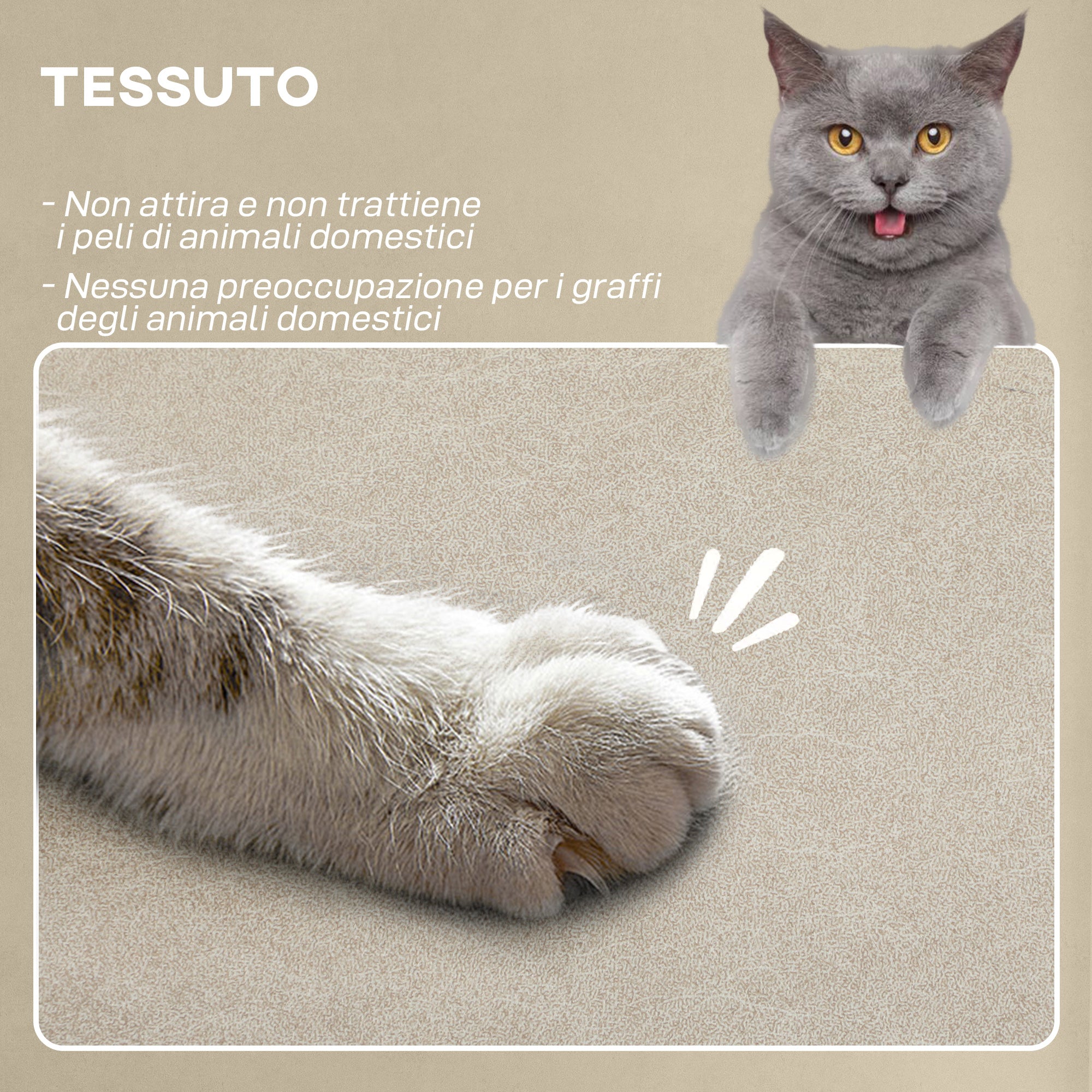 Recliner Chair with Footrest, Heated, 8 Massage Points and 5 Modes, Velvet Fabric, Beige