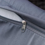 4-Piece Rattan Garden Furniture Set (PE), Outdoor Lounge Set with Table, 2 Chairs, and Two-Seater Sofa, Grey