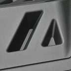 2-Section Rotating Garden Composter with 8 Air Vents, Home Composter in Steel and PP, 160 L, for Composting Organic Waste, 71x65x96 cm, Black - Borge' Group Limited