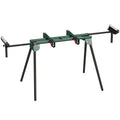 HOMCOM Mitre Saw Stand with Adjustable Arms, Folding Legs, Adjustable Height, 150 kg Capacity, Green
