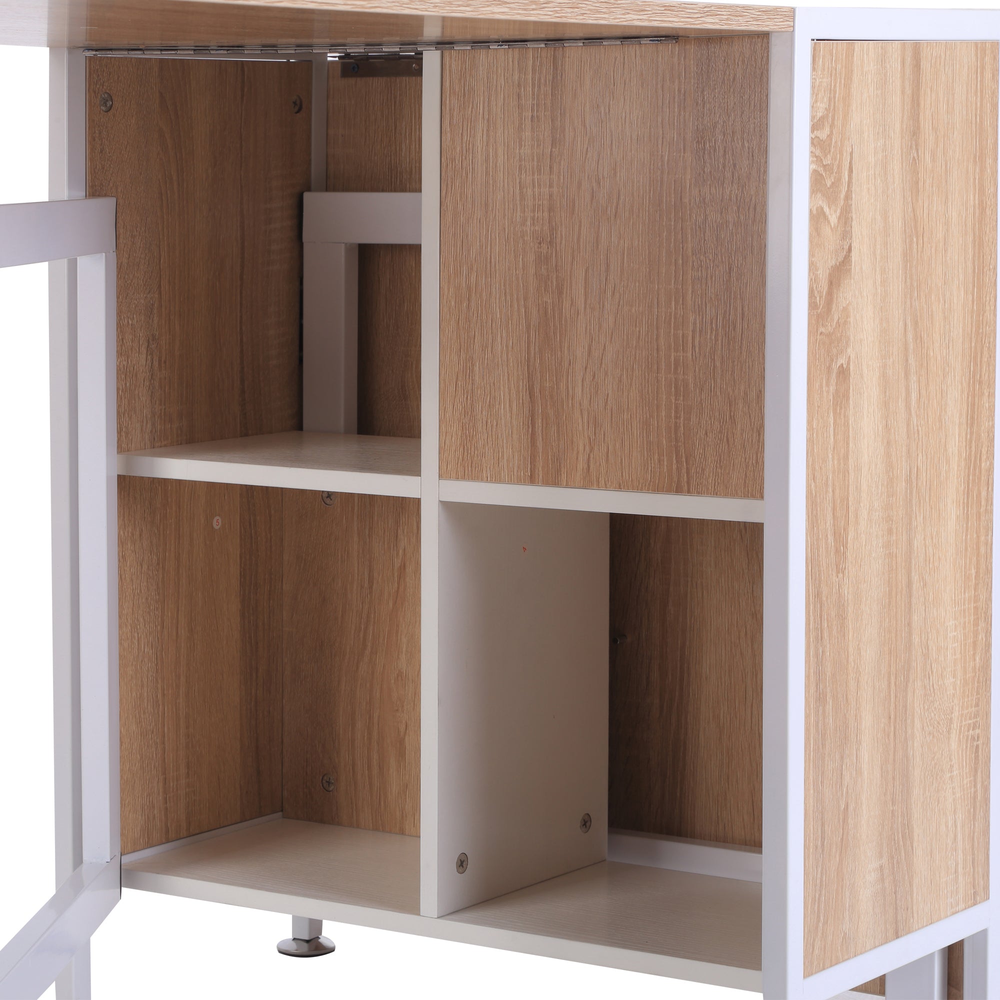 Homcom Multipurpose Table Folding Design With 4 Discartments 169 × 60 × 75cm - Borgè