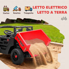 AIYAPLAY 12V Electric Ride-On Toy Car for Kids with Remote Control, Suspension, Trunk, and Music, Ages 3-8, Red