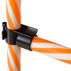 Agility Dog Equipment Complete Set with 5-Piece Slalom, Obstacle and Tunnel, Orange