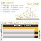 HOMCOM Folding Aluminum Wheelchair Ramp with Non-Slip Coating and Edges, 122 x 73.5 cm, Black