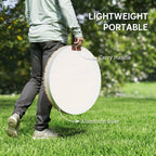 Portable Garden Shower with Height up to 4 m Adjustable Water Jets, Wood Effect