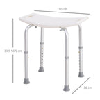Shower Stool Seat Chair Bathroom, Non-Slip, Adjustable Height